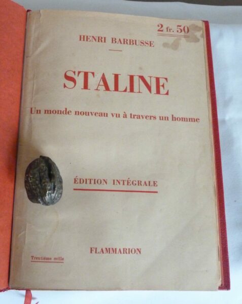 Staline de Henri Barbusse, le livre