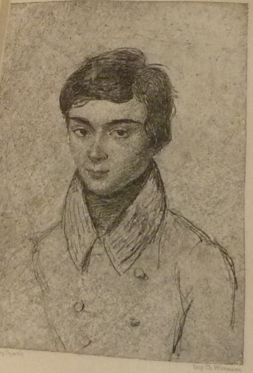 Portrait du Mathématicien Evariste Galois.