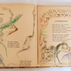 Trente chantefables de Robert Desnos : Le lézard et le dromadaire