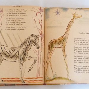 Trente chantefables de Robert Desnos : Le zèbre et la girafe