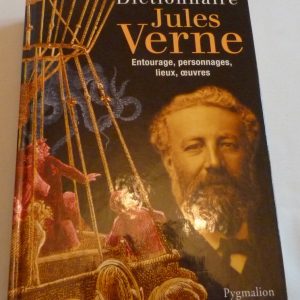 Reproduction de la une de couverture du "Dictionnaire Jules Verne" de François Angelier