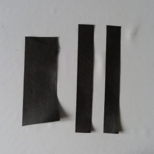 Fabrication d'un étui bordé : cuir pour bordures