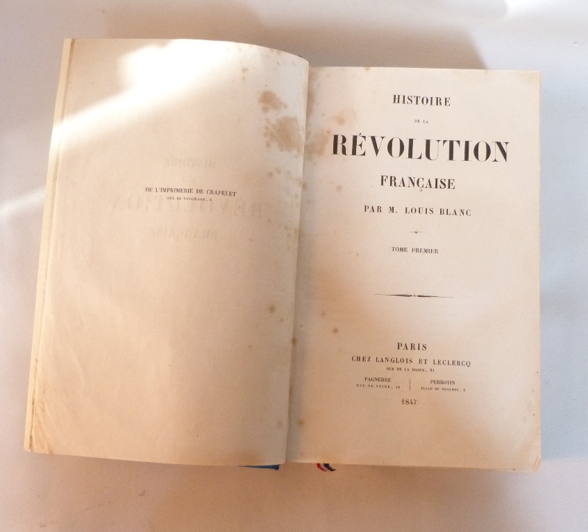 Histoire de la révolution française : titre