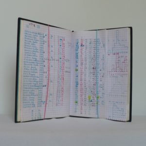 Carnets de notes (1996-1997), inspiration Ndébélé : notes.