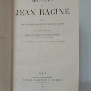 Trois classiques, Racine