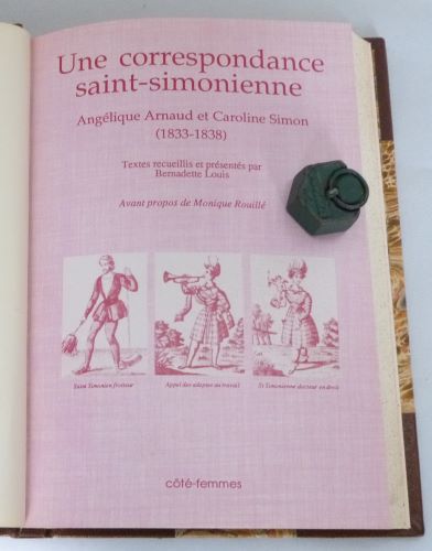 Une correspondance saint-simonienne, le livre.