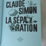 "La séparation" de Claude Simon