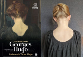 Réinterprétration du tableau "Dora vue de dos" de Georges Hugo dans l'esprit du Getty Museum Challenge