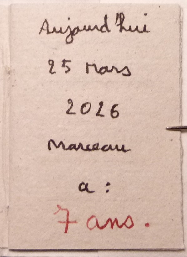 Marceau a 7 ans
